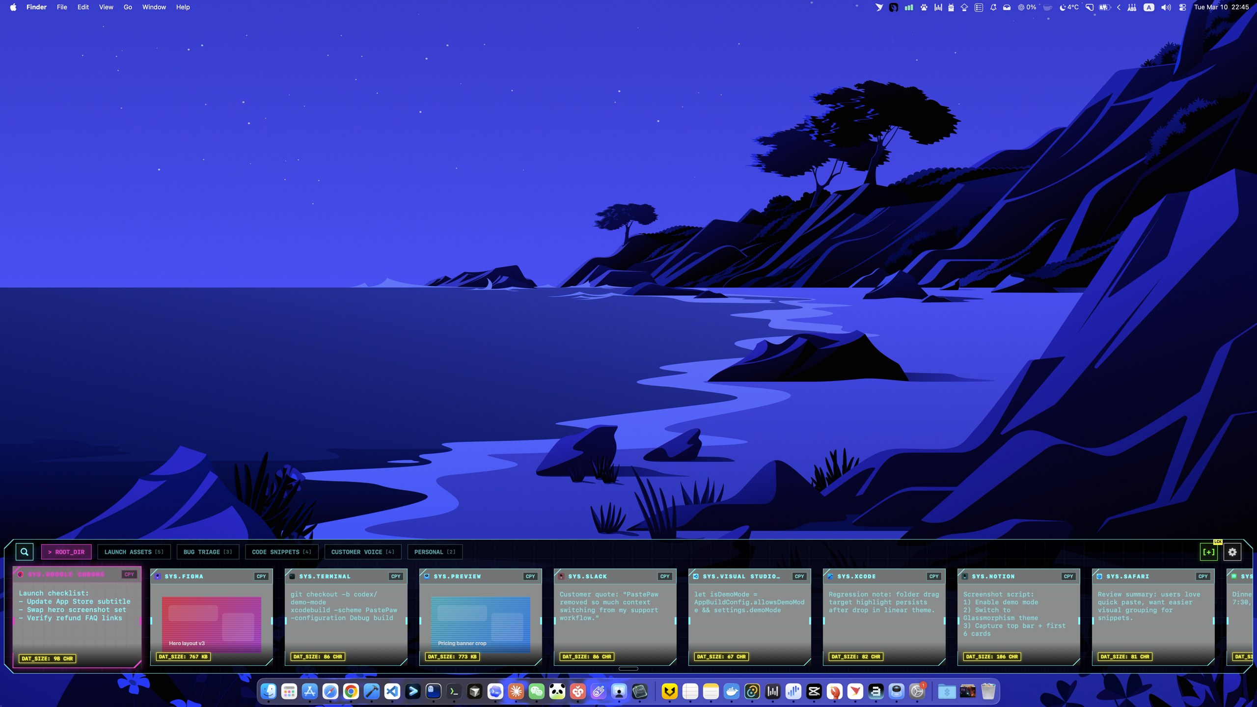 PastePaw Cyberpunk Theme
